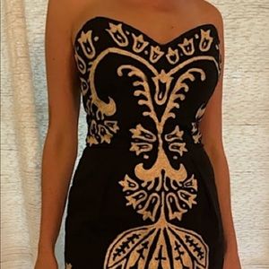French Connection black min dress